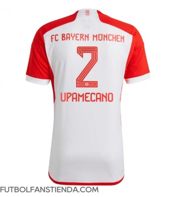 Bayern Munich Dayot Upamecano #2 Primera Equipación 2023-24 Manga Corta